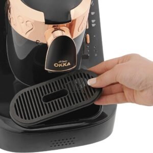 ماكينة تحضير القهوة التركي من اورزم أوكا أسود/نحاسي ok001