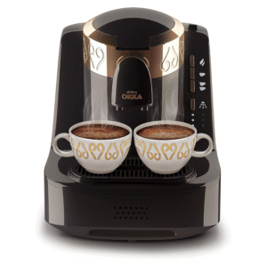 ماكينة تحضير القهوة التركي من اورزم أوكا أسود/نحاسي ok001
