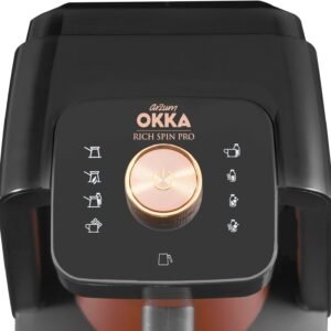 ماكينة تحضير القهوة ريتش سبين برو من اوكا، نحاسي، ستانلس ستيل ok0026